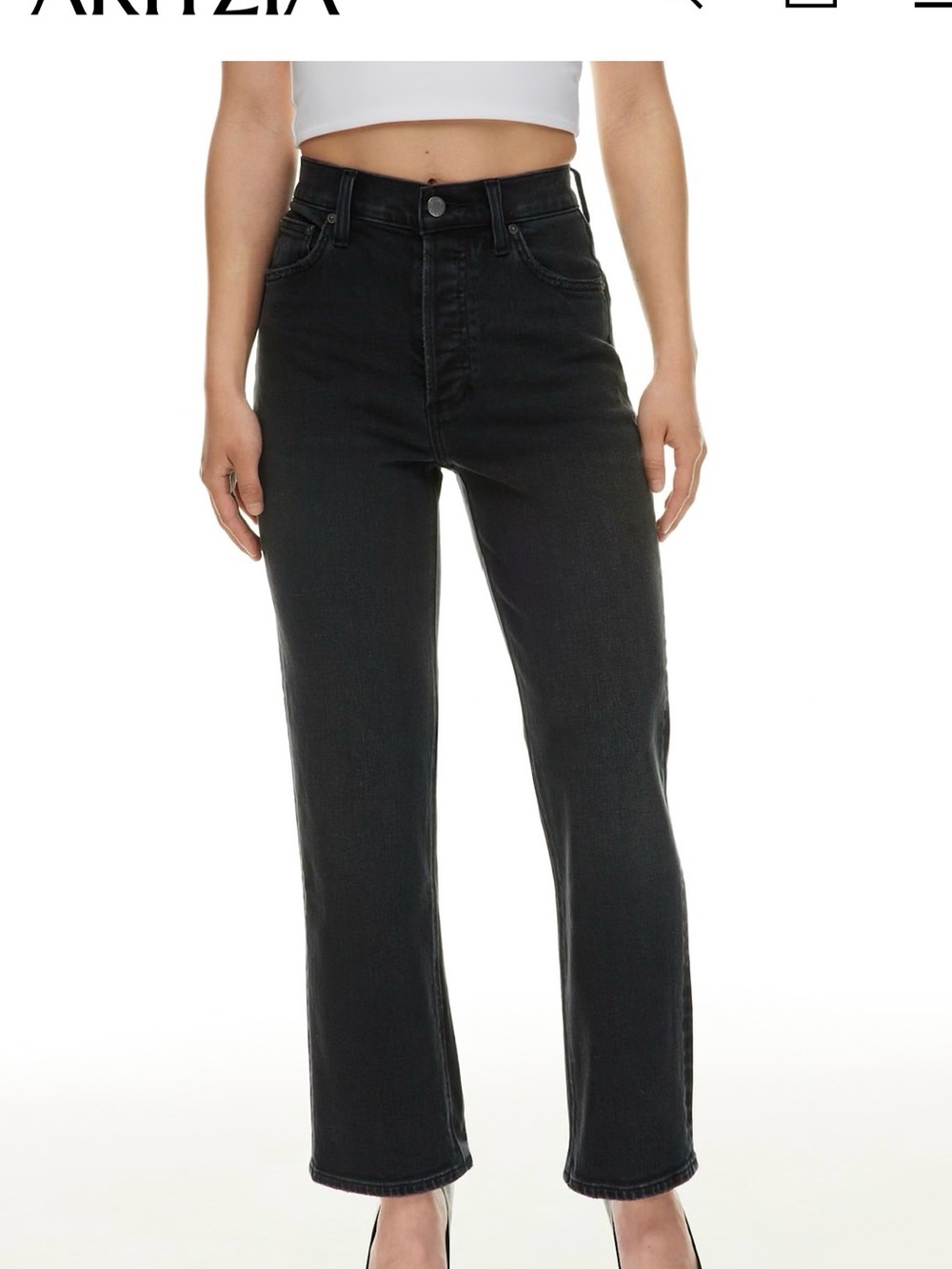 Aritzia Denim Forum Arlo High Rise Straight Jeans – Size 27